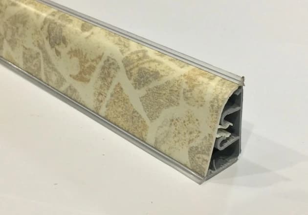 Плинтус кухонный 4200 мм TERMOPLAST Луксор AP740