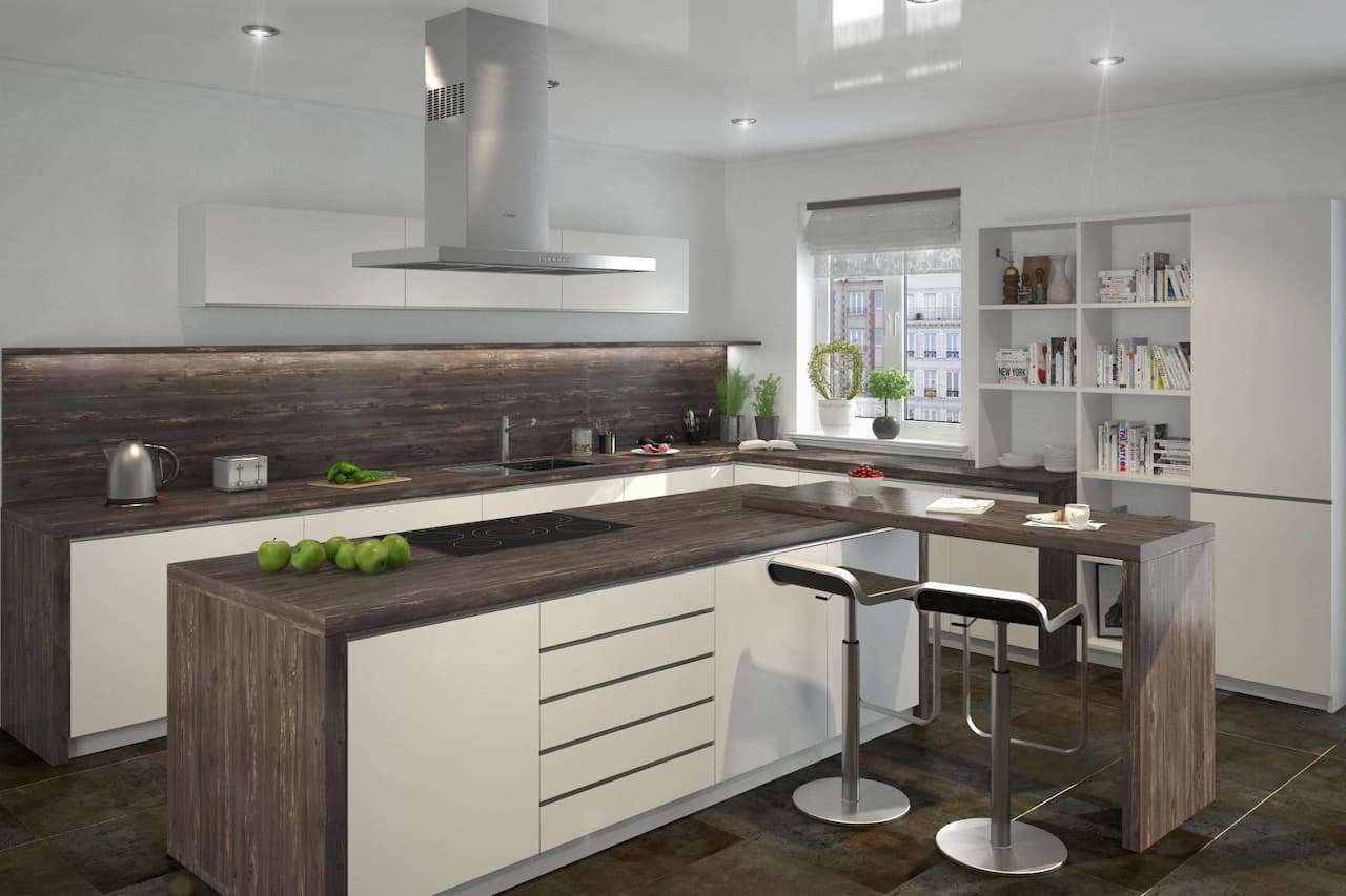 Столешница 26 мм КЕДР Черная сосна 3000х600х26*1U 7030/FL