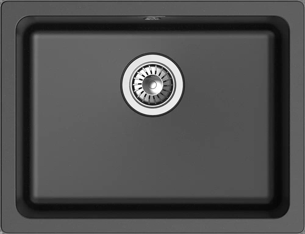 Мойка RIVELATO Черный BERKANA 50