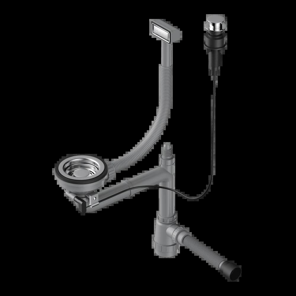 Арматура для одночашевых моек OMOIKIRI Нержавеющая сталь WK-1-IN-A