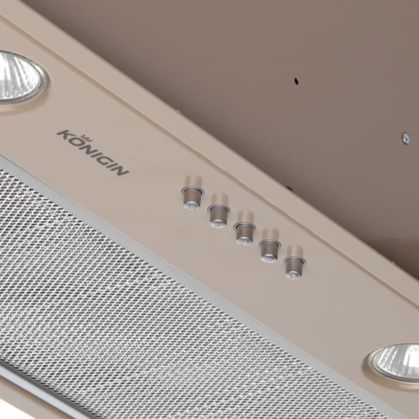 Вытяжка кухонная KONIGIN Слоновая кость Flatbox Ivory 50