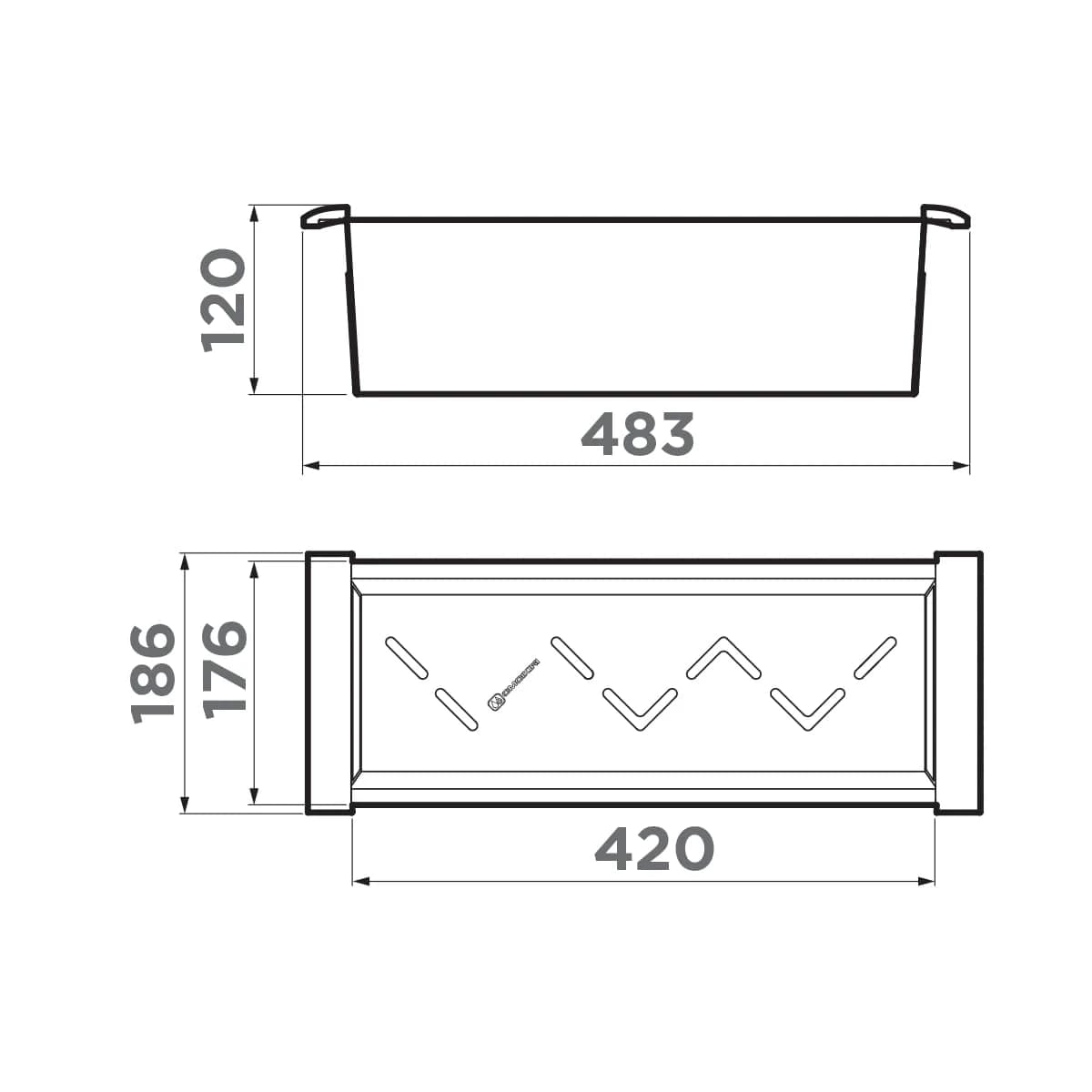 Коландер OMOIKIRI Светлое золото CO-04-LG