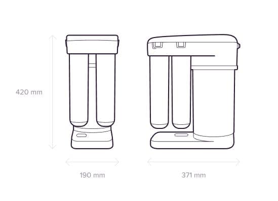 Фильтр для воды  АКВАФОР Белый DWM-101S МОРИОН