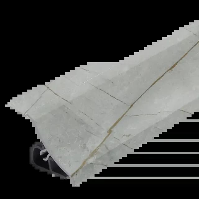 Плинтус кухонный 3000 мм TERMOPLAST Каспий серый АР120