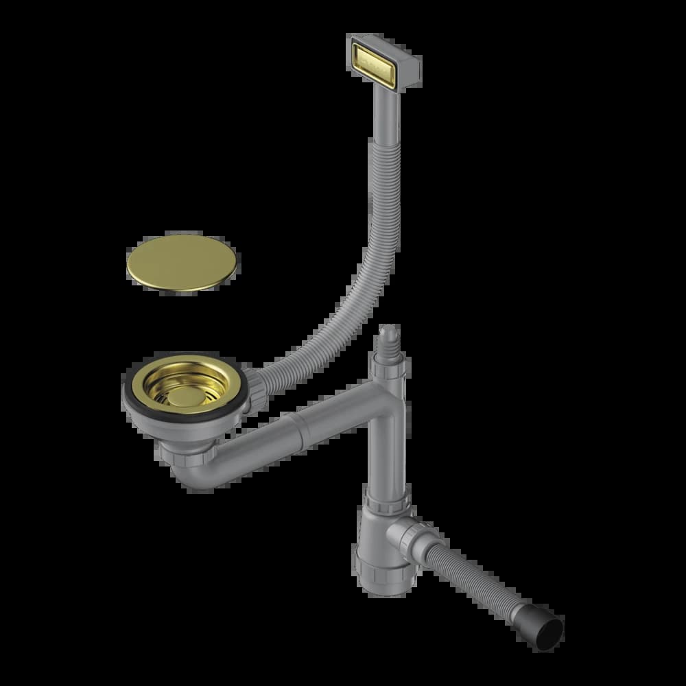 Арматура для одночашевых моек OMOIKIRI Светлое золото WK-1C-LG