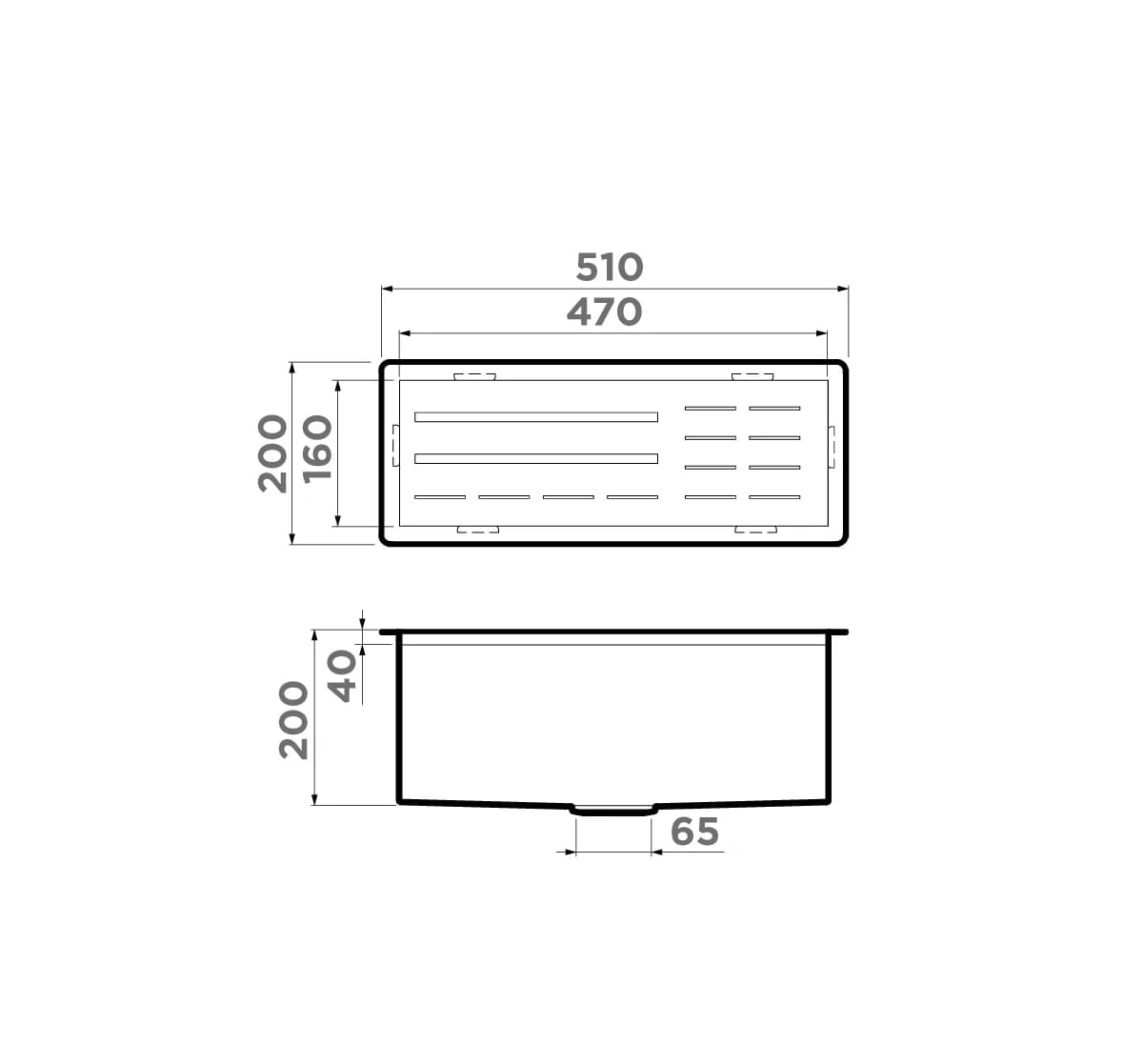 Встраиваемая сушка для посуды OMOIKIRI Графит DRY-04-GB