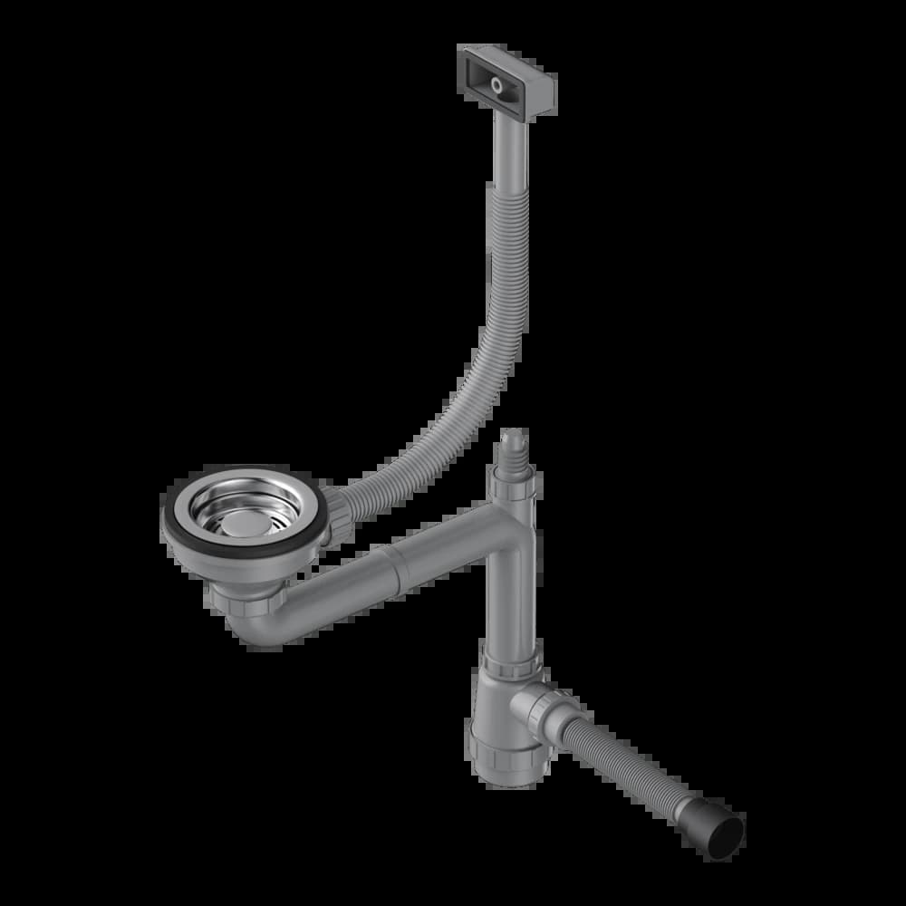 Арматура для одночашевых моек OMOIKIRI Нержавеющая сталь WK-1-S-IN