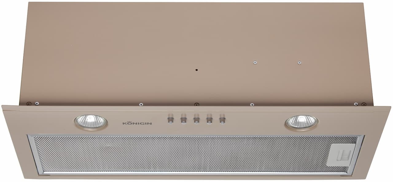 Вытяжка кухонная KONIGIN Слоновая кость Flatbox Ivory 50