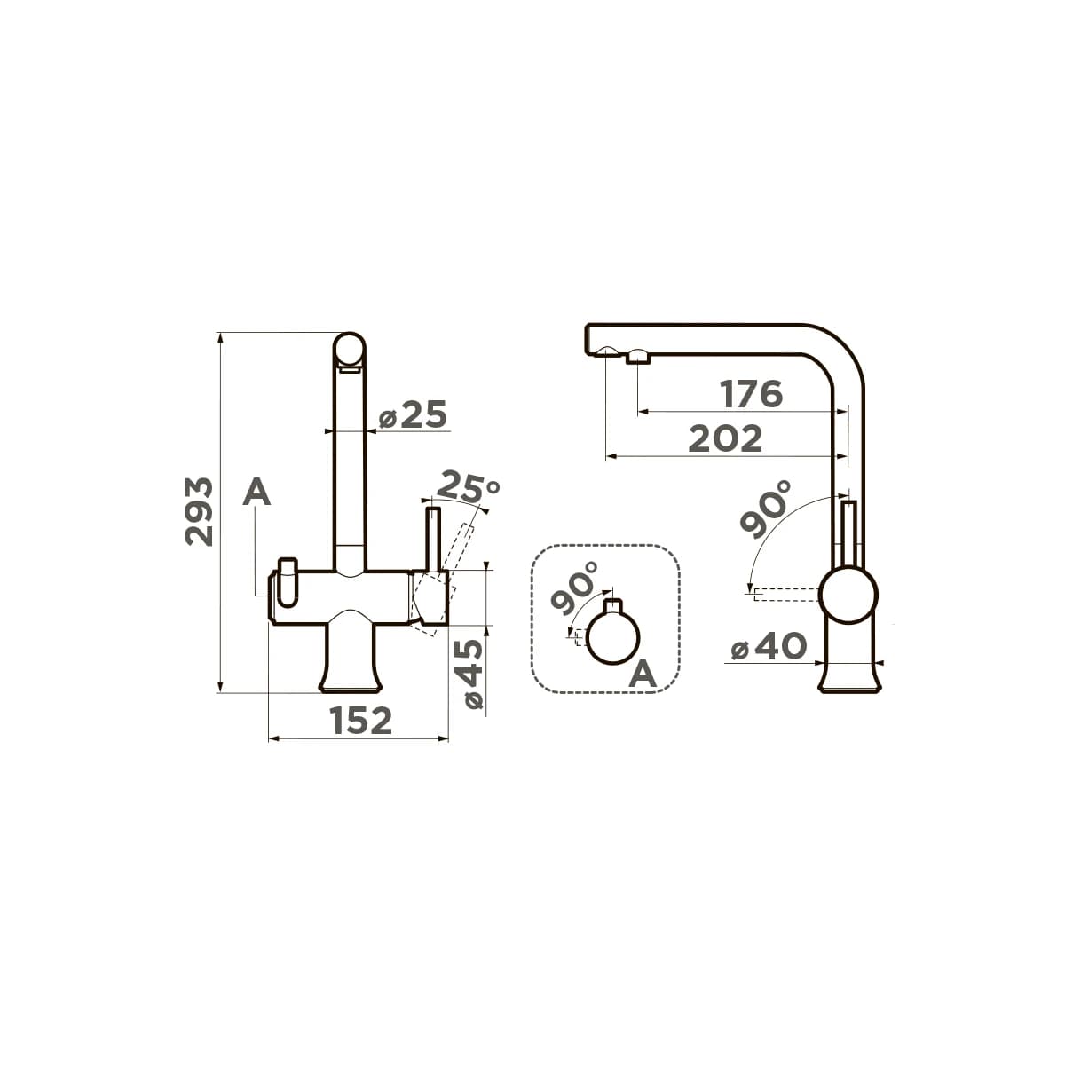 Смеситель OMOIKIRI Нержавеющая сталь + белый Hotaru-IN-WH