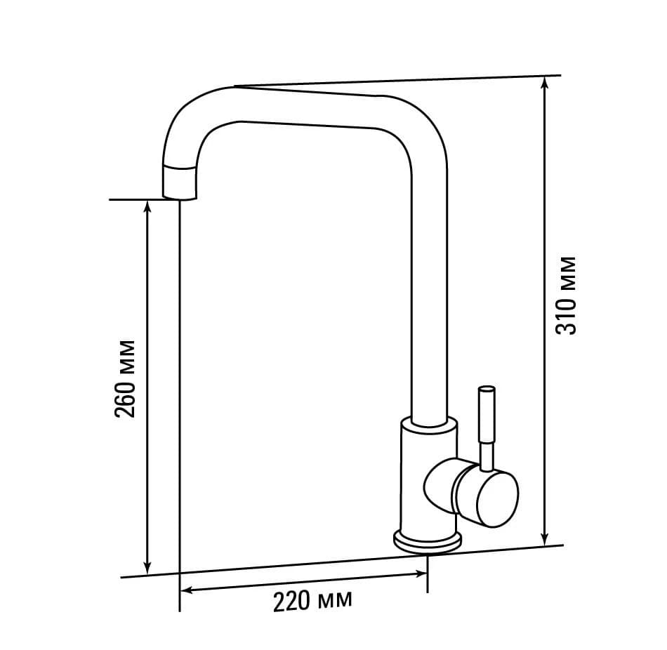 Смеситель Gerdamix SKS6