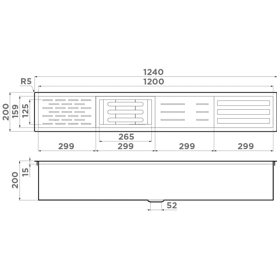 Встраиваемая сушка для посуды OMOIKIRI Светлое золото DRY-01-LG