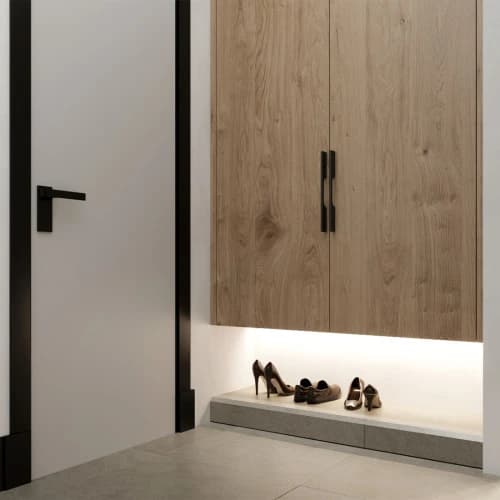 Ручка скоба MAKMART Черный матовый BOOK.320.9005