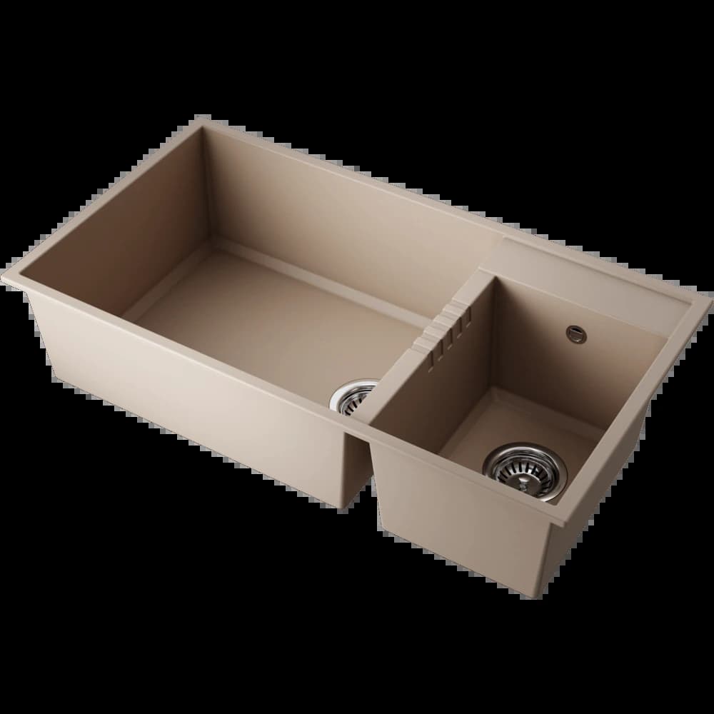 Мойка OMOIKIRI Бежевый Tedori 85-2-U-SA