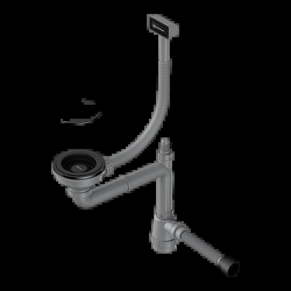 Арматура для одночашевых моек OMOIKIRI Графит WK-1-GB