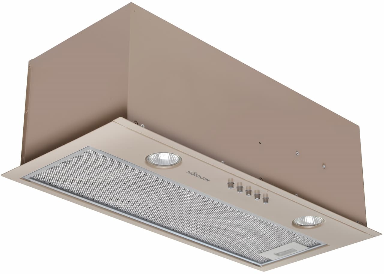 Вытяжка кухонная KONIGIN Слоновая кость Flatbox Ivory 50