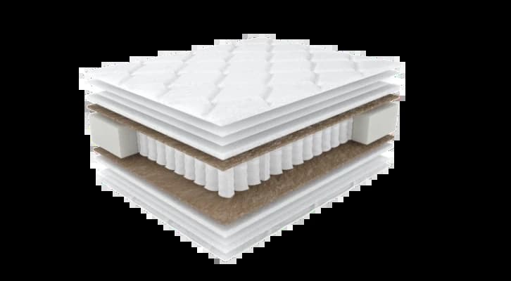 Матрас пружинный полутораспальный 1200х2000х240 мм FAMILY Белый Bio impulse