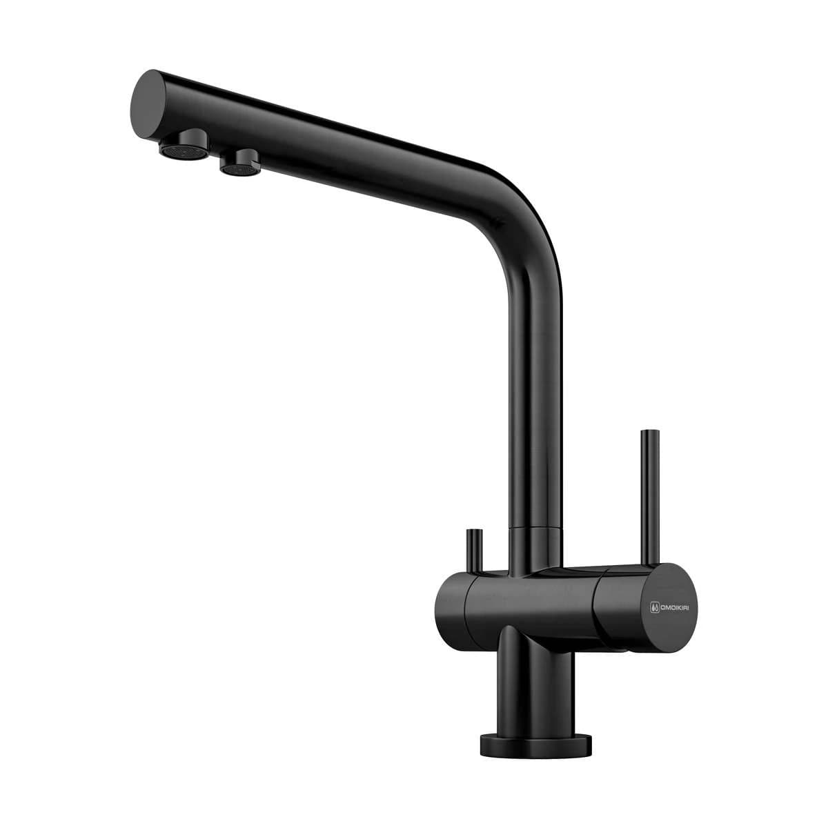 Смеситель OMOIKIRI Вороненая сталь Nagano-PVD-GM