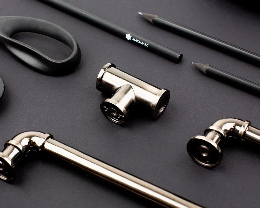 Ручка кнопка KERRON Никель темный K-4120 BBLN