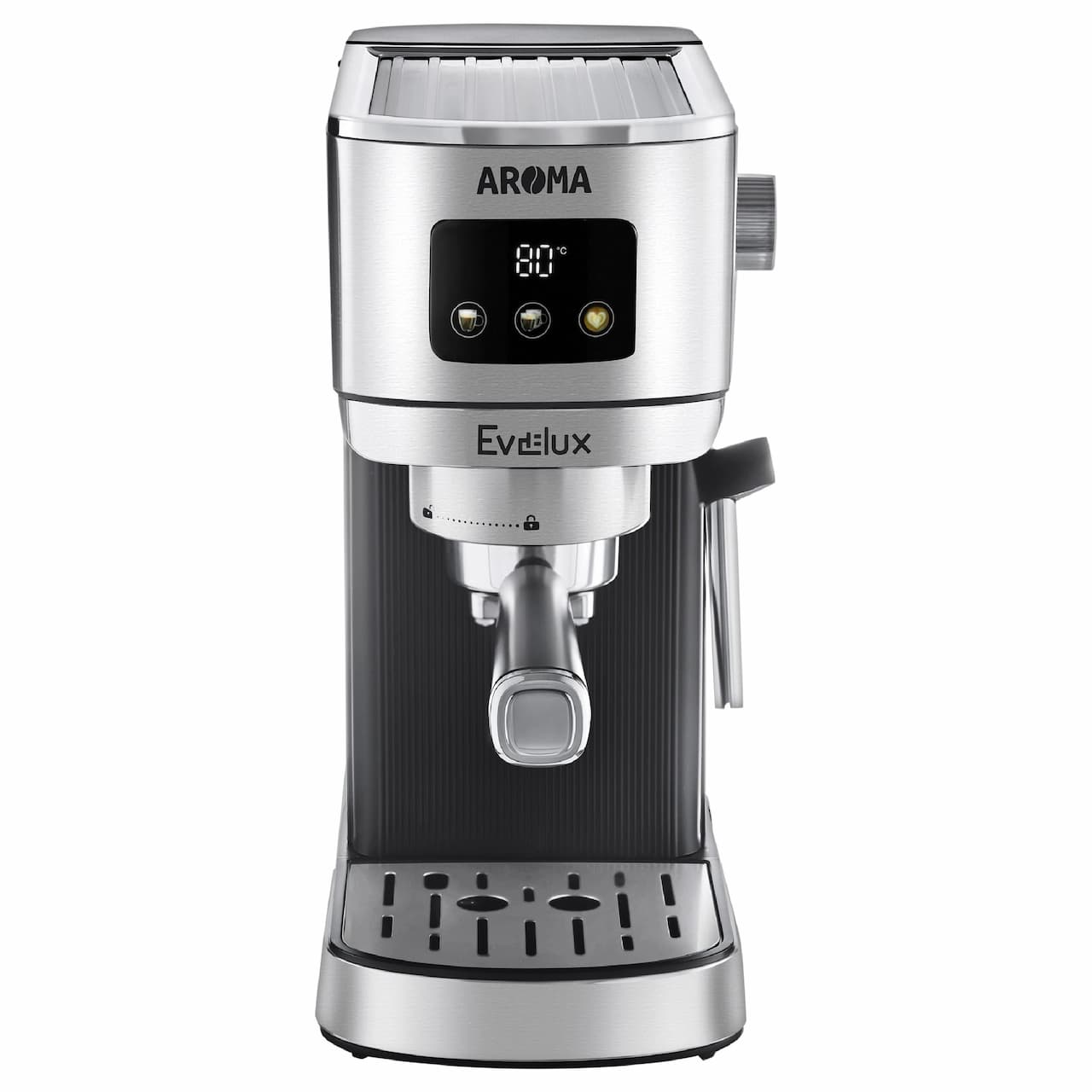 Кофеварка эспрессо EVELUX Черный ECM 1009 Aroma