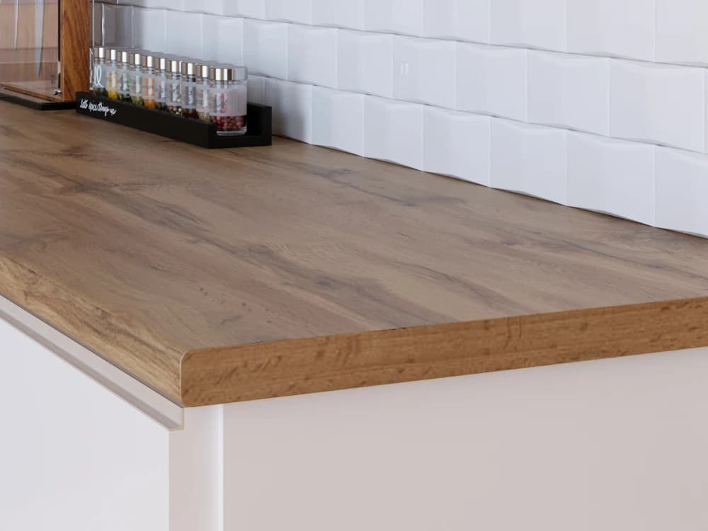 Столешница влагостойкая 38 мм КЕДР Дуб Вотан 2000х600х38*1U 7052/FL