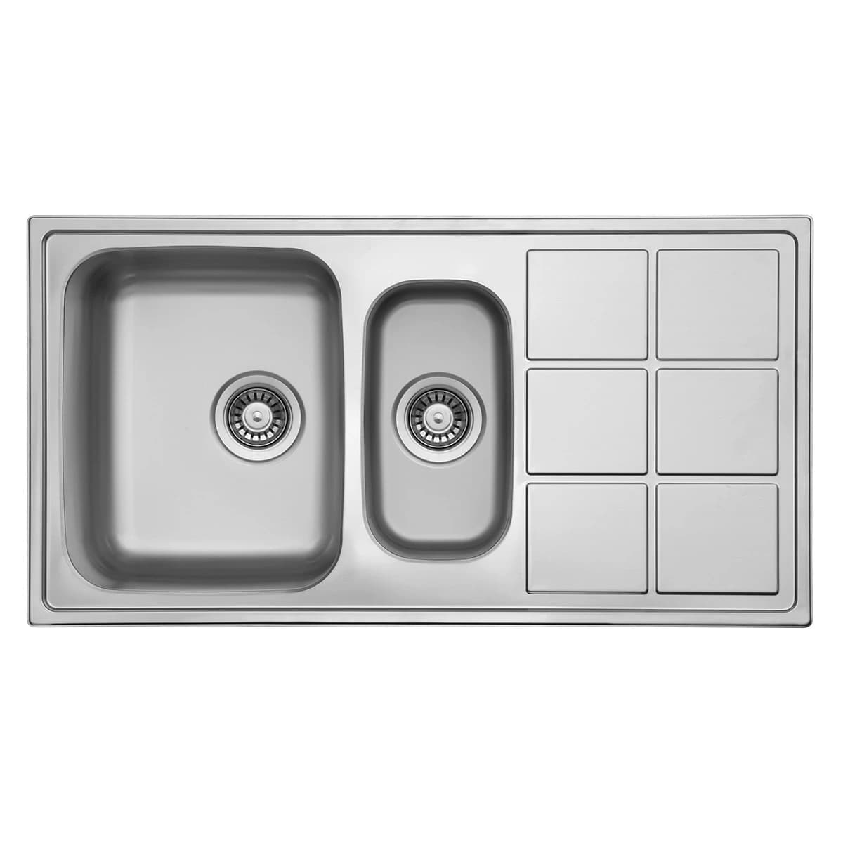 Мойка TOPZERO Нержавеющая сталь LTP950.500.15.GT8K