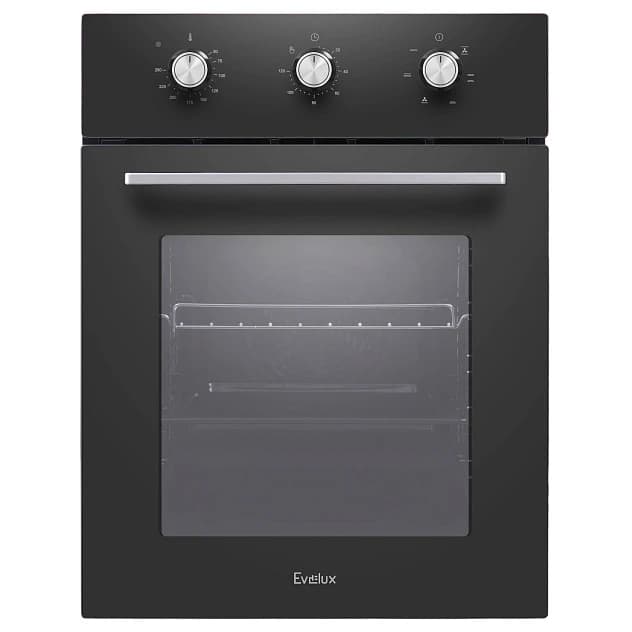 Духовой шкаф EVELUX Черное стекло EO 420 PВ