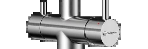 Смеситель OMOIKIRI Нержавеющая сталь Akita-S-BN (УЦЕНКА)