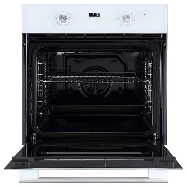Духовой шкаф EVELUX Белое стекло EO 630 PW
