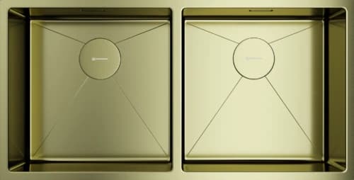 Мойка OMOIKIRI Светлое золото Taki 86-2-LG