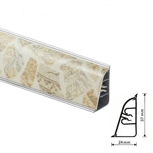 Плинтус кухонный 4200 мм TERMOPLAST Луксор AP740