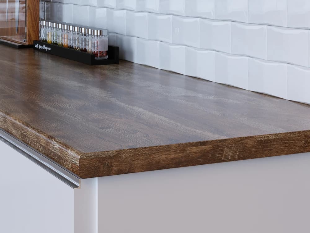 Столешница влагостойкая 38 мм КЕДР Дуб мокко 3050х600х38*1U 2072/Р