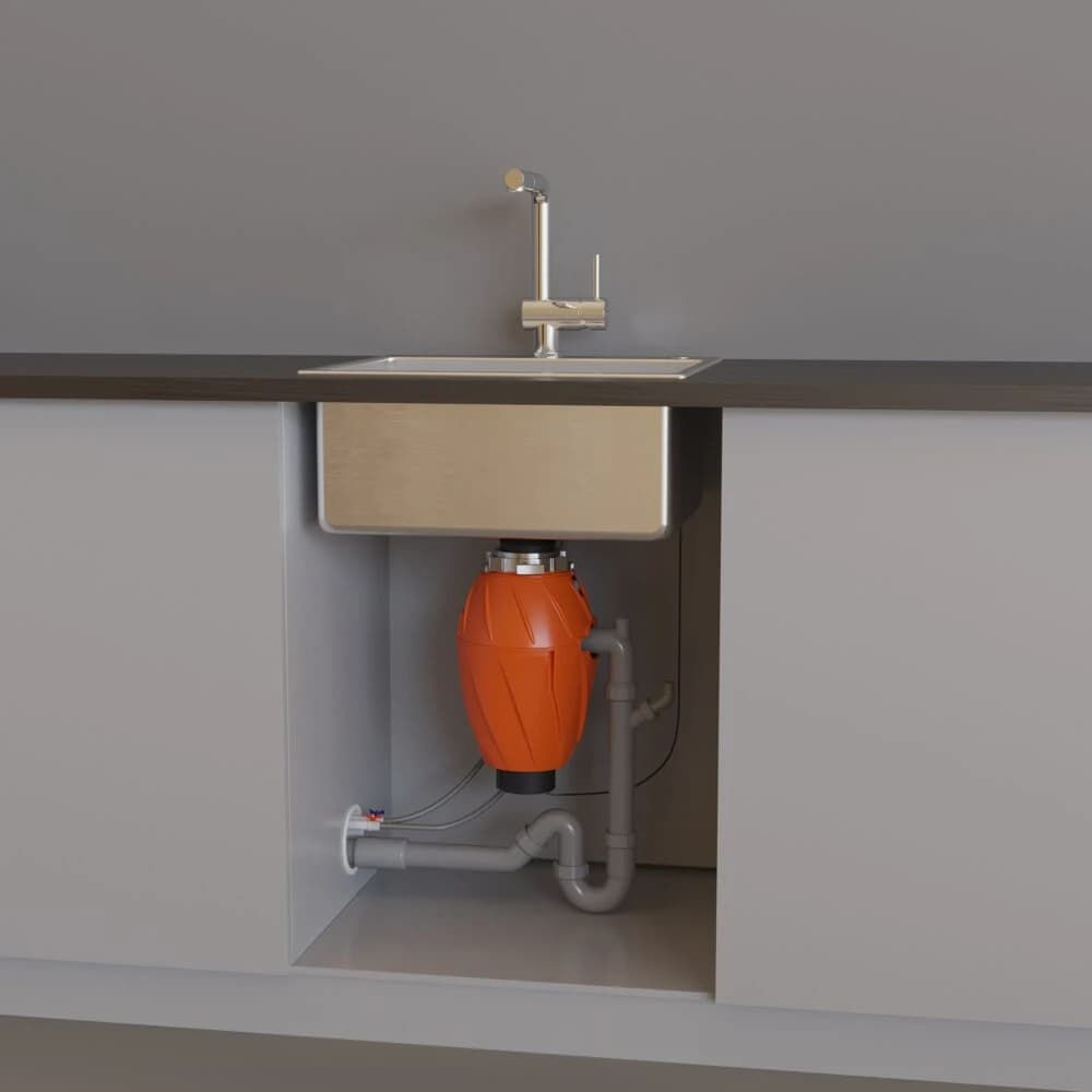 Измельчитель отходов OMOIKIRI Оранжевый Nagare 500