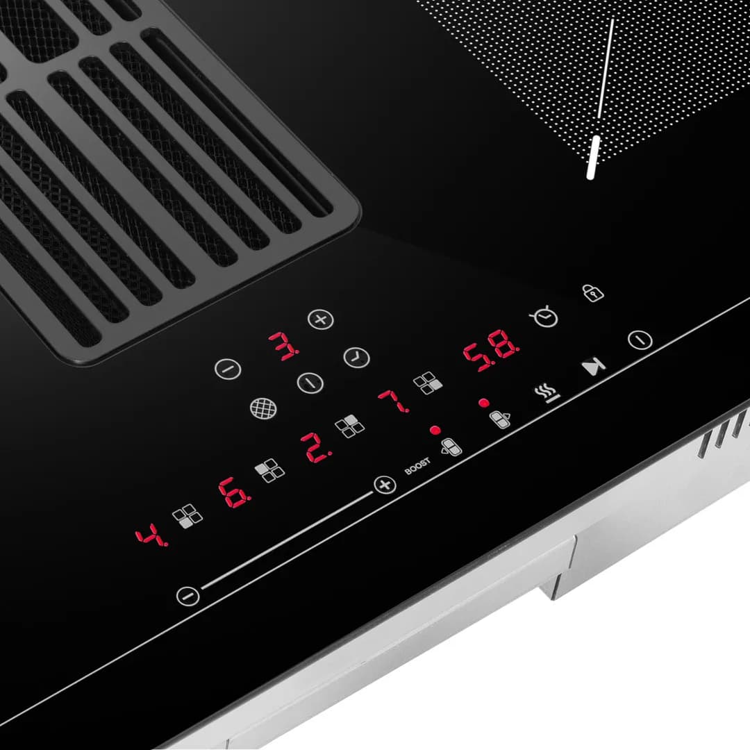 Варочная панель с вытяжкой MEFERI Черный XSMART75BK COMFORT