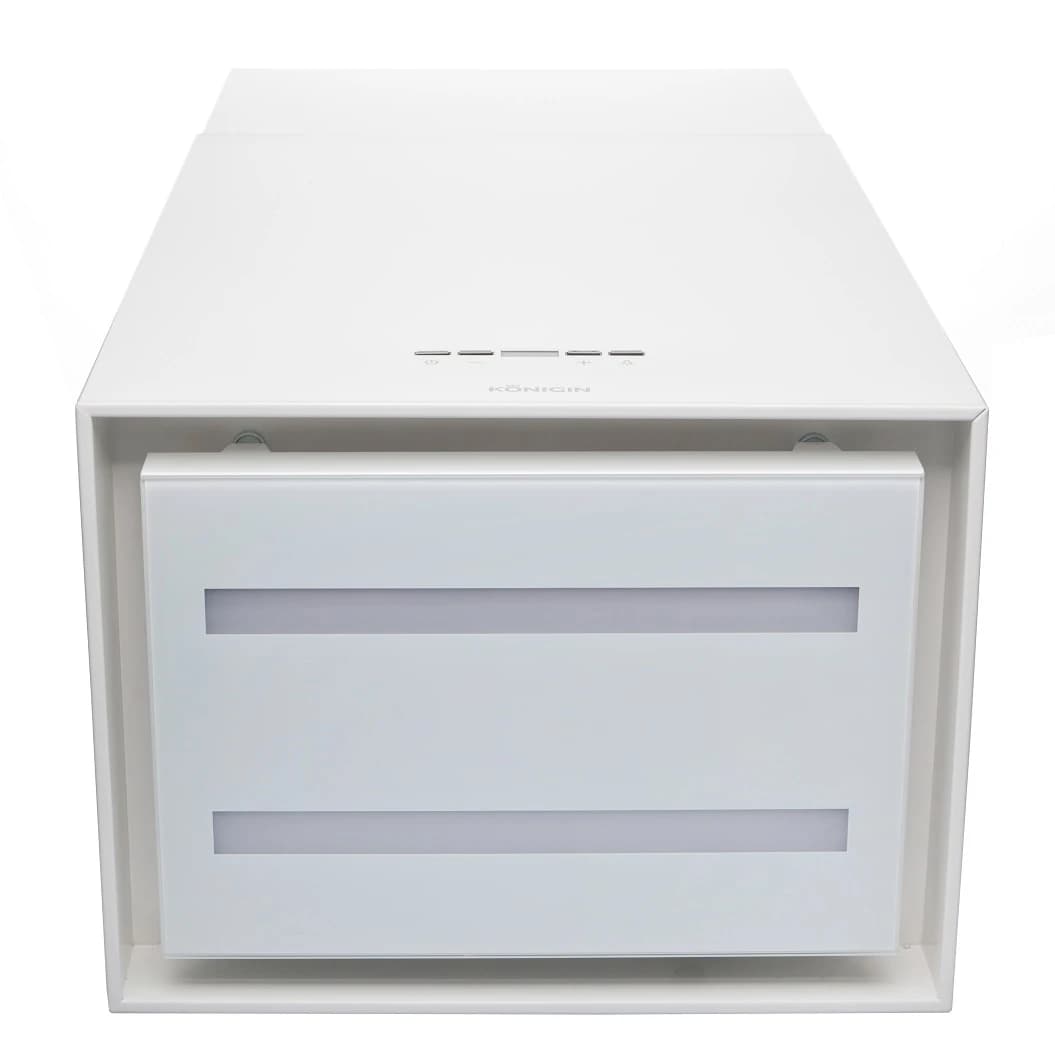 Вытяжка кухонная KONIGIN Белый Geometry White Glass