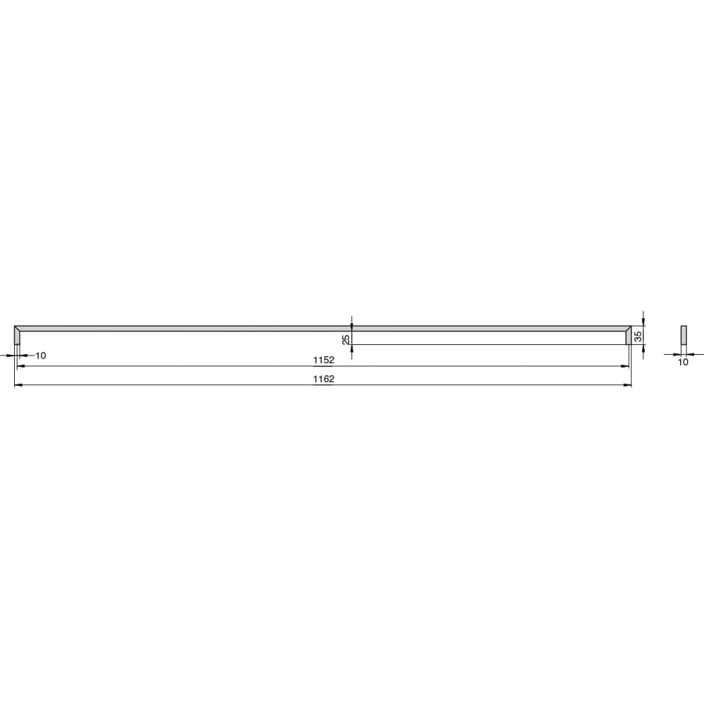 Ручка скоба MAKMART Черный бархат RS.MR.1152.9005