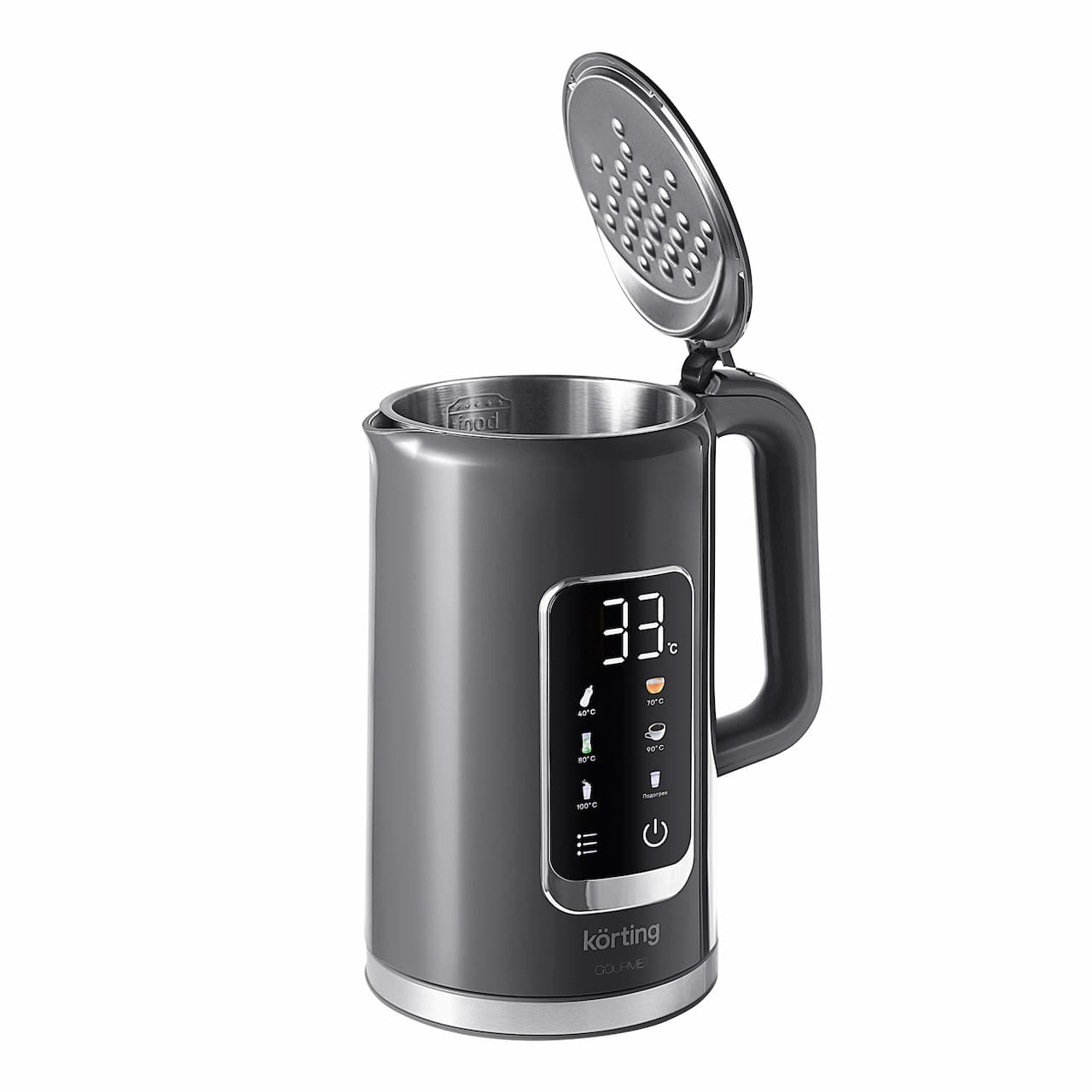 Чайник 1.7 л KORTING Серый KWK 0906 Gourmet