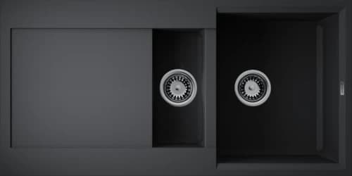 Мойка OMOIKIRI Черный Sakaime 100-2-BL