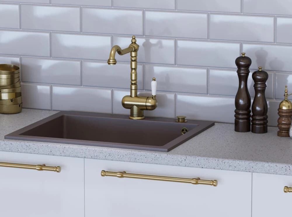 Смеситель OMOIKIRI Латунь Kyoto-AB