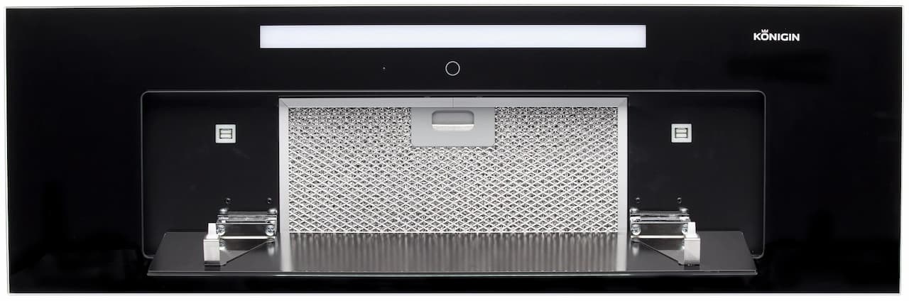 Вытяжка кухонная KONIGIN Черный Navi Black Glass 90