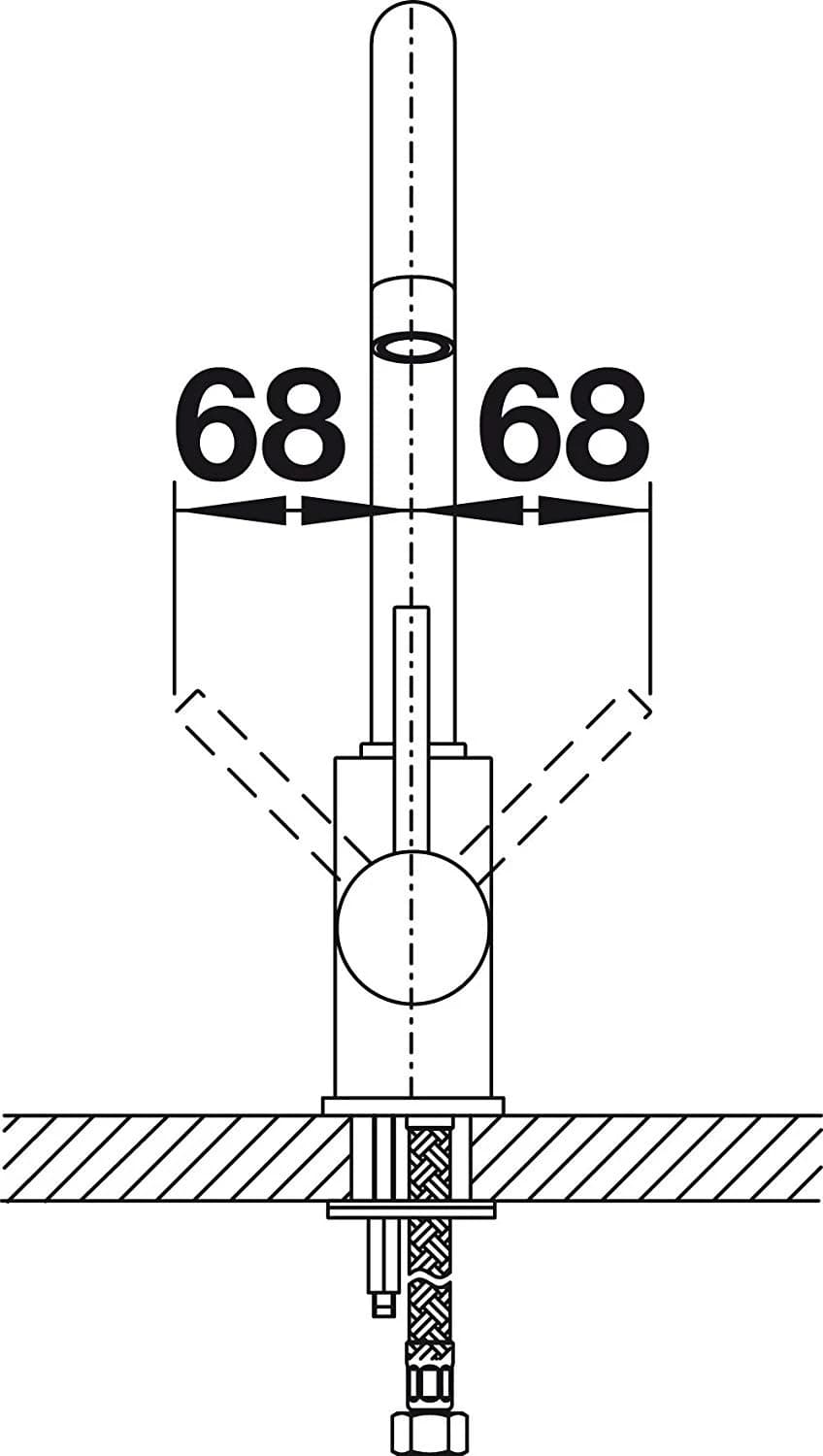 Смеситель BLANCO Антрацит MIDA
