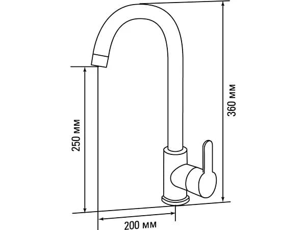 Смеситель Gerdamix Серый SKS5