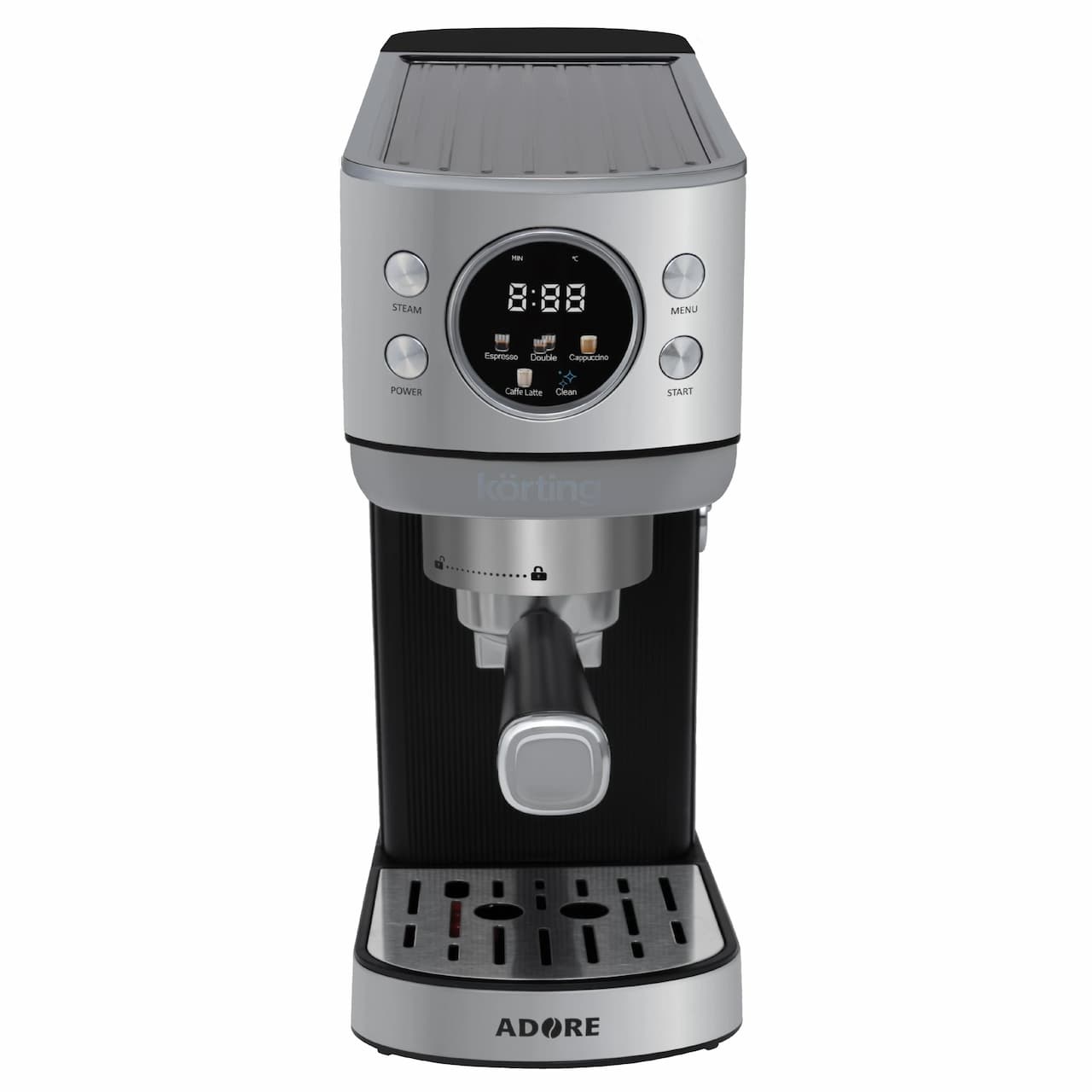 Кофеварка эспрессо KORTING Нержавеющая сталь KCM 1006 T Adore