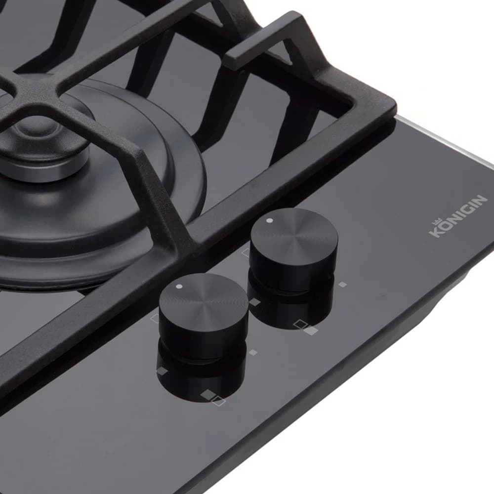 Варочная панель KONIGIN Черный + стекло Flash 302 BKG