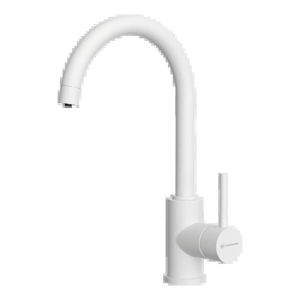 Смеситель OMOIKIRI Белый Shinagawa 2 Plus-WH