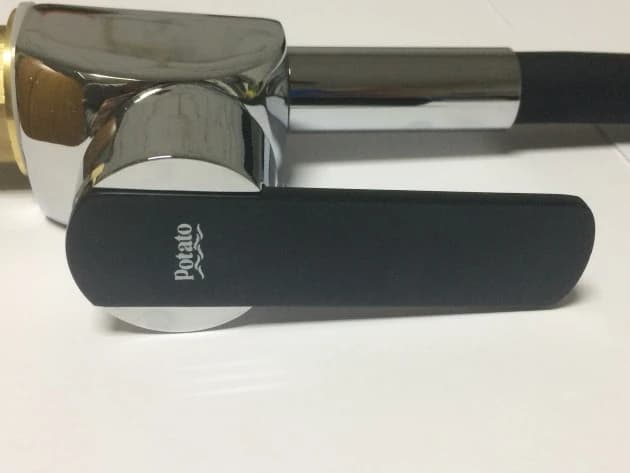 Смеситель КИТАЙ Хром + черный Potato P58238-6