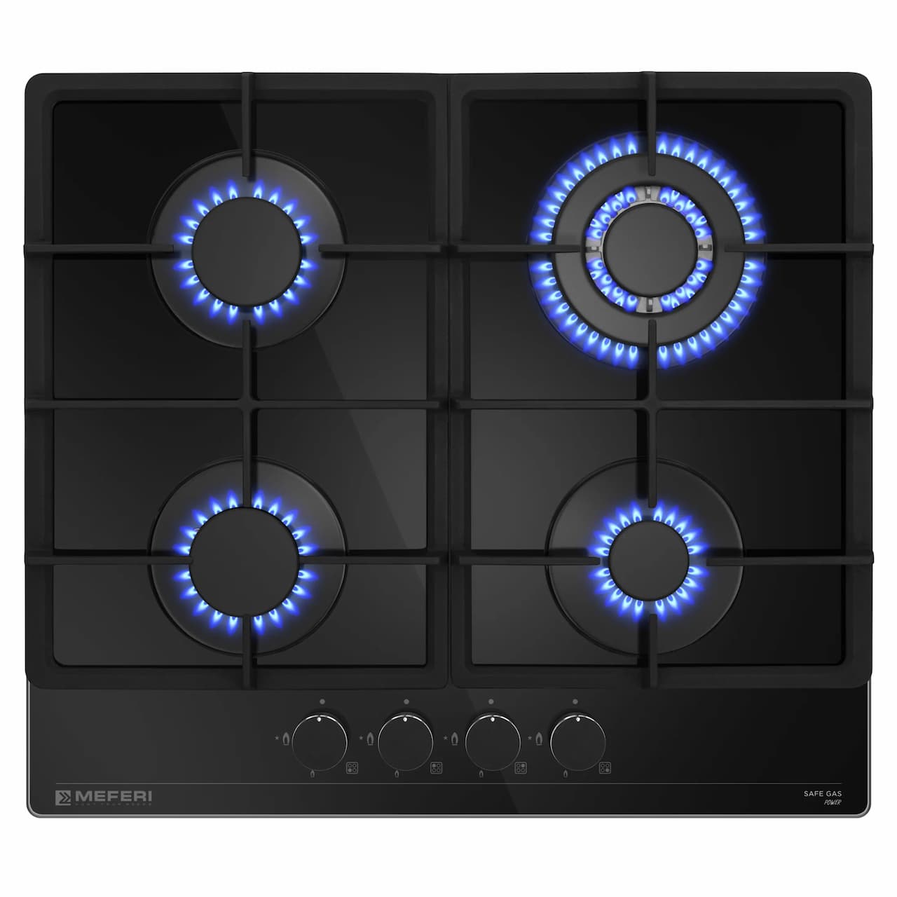 Варочная панель MEFERI Черный MGH604BK GLASS POWER