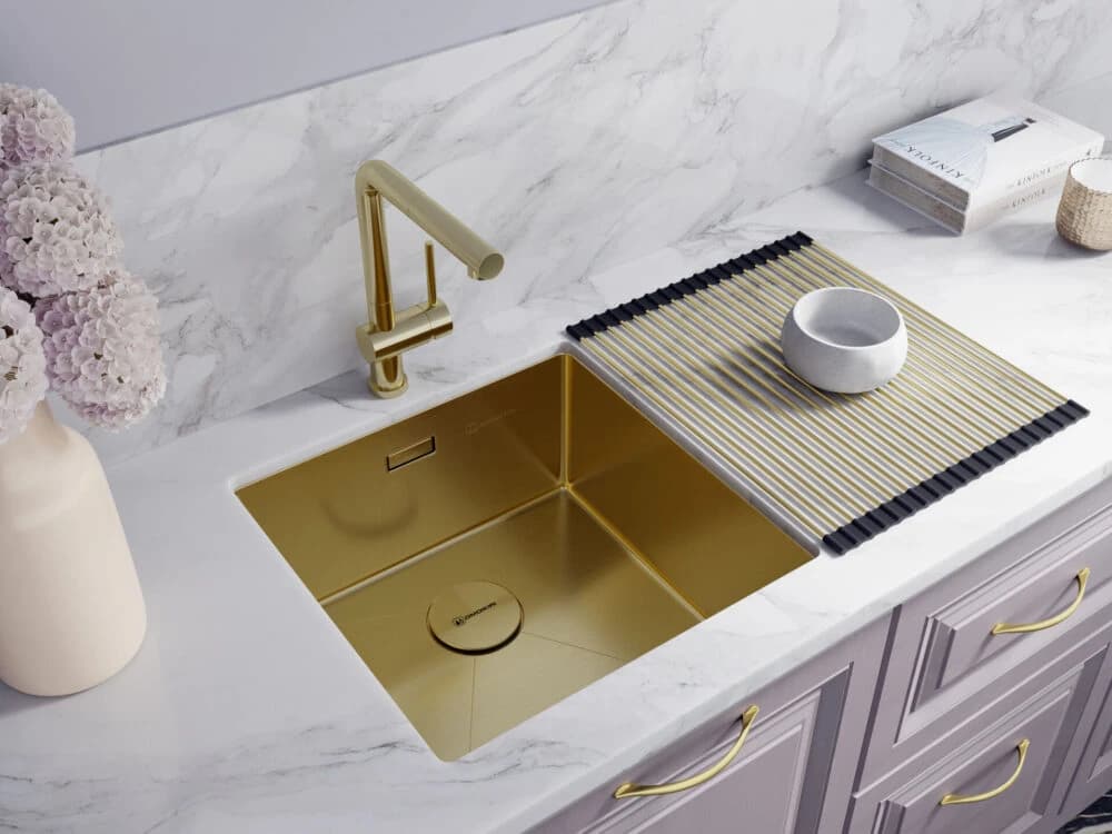 Мойка OMOIKIRI Светлое золото Taki 44-U/IF-LG