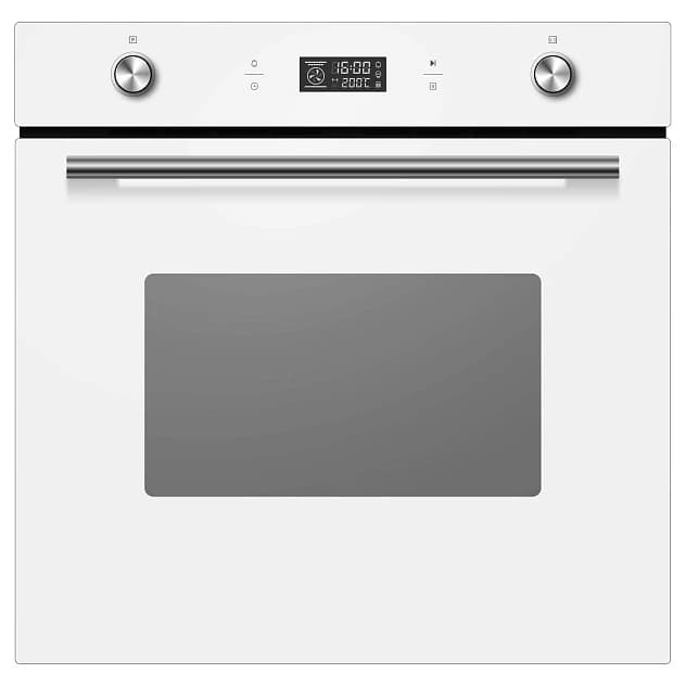 Духовой шкаф EVELUX Белое стекло EO 650 PW