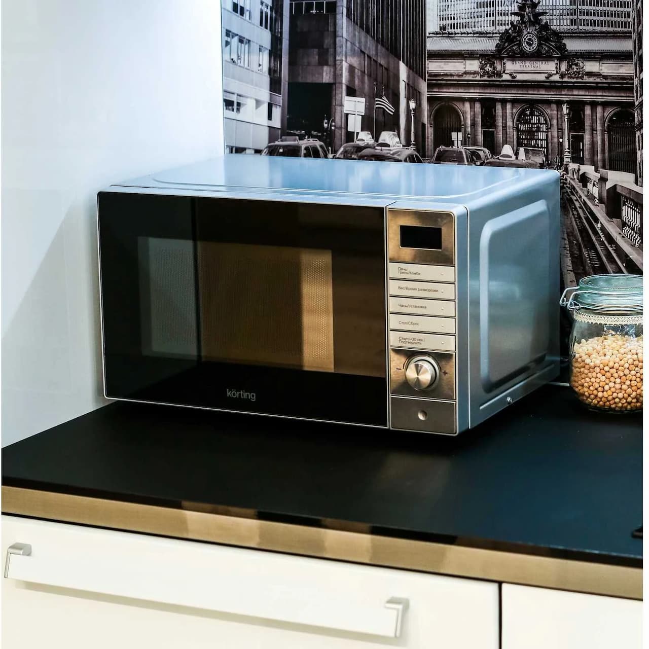 Микроволновая печь KORTING Нержавеющая сталь KMO 720 X