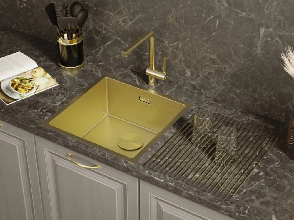 Мойка OMOIKIRI Вороненая сталь Taki 44-U/IF-GM